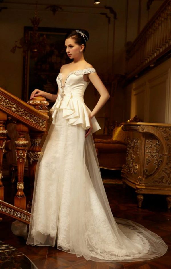 Svadobné šaty – Model E5415